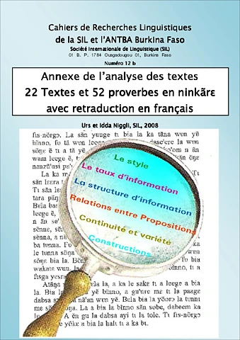 Analyse des textes, Volume 2