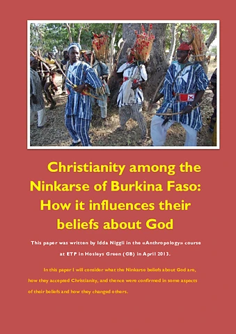 Les Ninkarse et la foi chrétienne